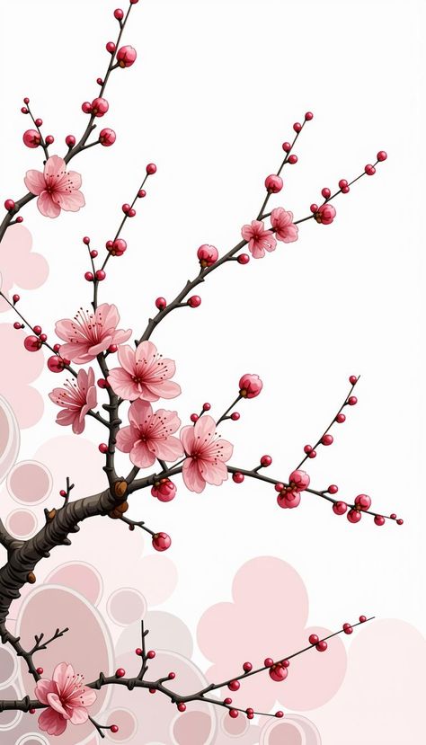 Free Printable Cherry Blossom Pattern Art Design Cherry Blossom Drawing, Pattern Art Design, Japanese Cherry Blossoms, Japanese Paintings, Cherry Blossom Pattern, Cherry Blossom Design, Cherry Blossom Flower, Persian Art Painting, Cherry Blossom Branch