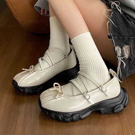 telijimi - Bow Mary Jane Sneakers | YesStyle Sneaker Mary Janes, Sneakers Ladies, Women Sports Shoes, Mary Jane Shoes Black, Mary Jane Shoe, Driving Shoes Men, Sport Shoes Fashion, Platform Flats, Women Sports