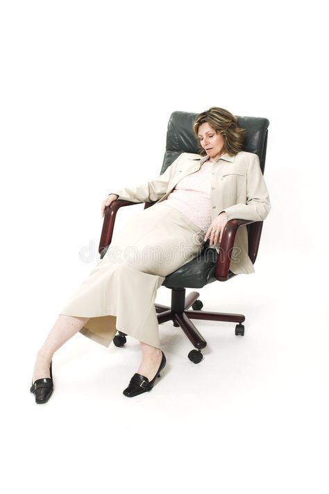 Woman bad posture. On office chair , #Aff, #bad, #Woman, #posture, #chair, #office #ad Sitting In Office Chair Pose, Bad Posture Pose Reference, Slouch Pose Reference, Bad Posture Reference, Posture Chair, Background Clothes, Elegant Background, Body References, Rolling Chair