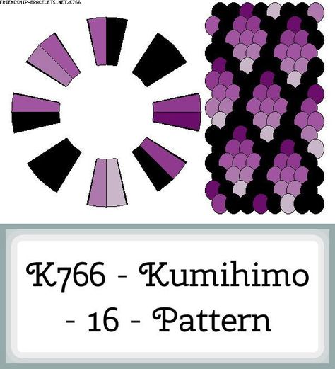 Kumihumi Patterns, Kumihimo Disk Patterns, Rainbow Kumihimo Pattern, Kuhimino Pattern Ideas, 20 Strand Kumihimo Pattern, 12 Strand Kumihimo Patterns, 16 Strand Kumihimo Pattern, Kumihimo 16 Strand Pattern, Kumihimo Bracelets Patterns