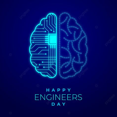 Happy Engineers Day Greeting With Technology Wireframe And Binary Number Promotional Background Design Happy Engineer's Day Wishes, Gear Background, Emoticon Love, Happy Engineer's Day, Binary Number, Indian Flag Images, Happy Independence Day India, Happy New Year Text, Engineers Day