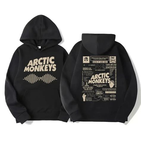 Harajuku Hip Hop Hoodies for Men Women Sweatshirt Fashion Trend Style Retro Arctic Monkeys Music Arctic Monkeys Hoodie, Arctic Monkeys Merch, Hip Hop Hoodies, Monkeys Band, Spring Hoodie, Artic Monkeys, Trend Style, Style Hoodie, Arctic Monkeys