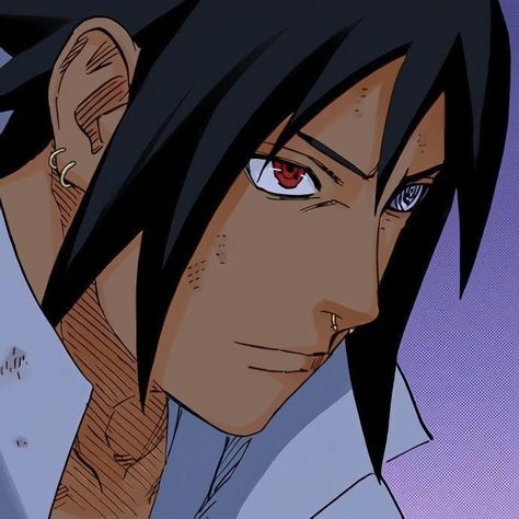 Black Uchiha, Black Sasuke, Sasuke Black, Black Anime Guy, Manga Fanart, Animated Man, Anime Guy, Uchiha Sasuke, Boy Aesthetic