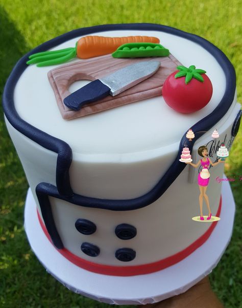 Cooking Themed Cake, Chef Theme Cake, Chef Birthday Cake, Happy Birthday Chef, Happy Birthday Cake Hd, Birthday Cake Images, Delish Cakes, Chef Cake, Sheet Cake Designs