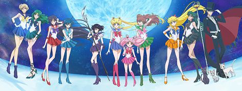 All ten Sailor Guardians, Tuxedo Mask, Diana, Luna, and Artemis from Sailor Moon Crystal Season 3 http://www.moonkitty.net/Pretty-Guardian-Sailor-Moon-Crystal/index.php Sailor Neptune Cosplay, Sailor Soldiers, Sailer Moon, Sailor Guardians, Moon Kingdom, Naoko Takeuchi, Tuxedo Mask, Moon Wallpaper, Sailor Pluto