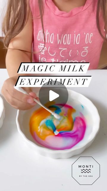 Magic Milk Experiment, Milk Experiment, Magic Milk, Surface Tension, Cotton Swabs, Q Tip, We Are Back, Dishwashing Liquid, You Never Know