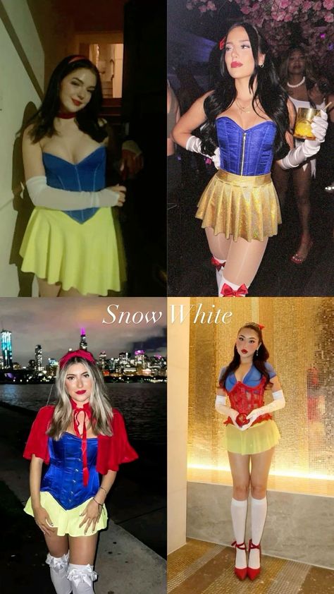 Snow White And Evil Queen Costume, Poisoned Snow White Costume, Snow White And Prince Costume, Cute Snow White Costume, Snowwhite Costume Couple, Snow White Corset Costume, Snow White Adult Costume, Snowwhite Halloween Costume College, Snow White And Prince Charming Costume