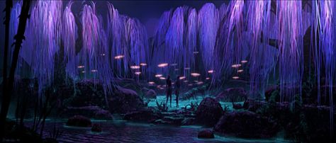 Dylan Cole, Dual Monitor Wallpaper, Dylan And Cole, Concept Art World, Pandora Avatar, Alien Concept, Avatar Movie, Mystical Forest, Wallpaper Dekstop