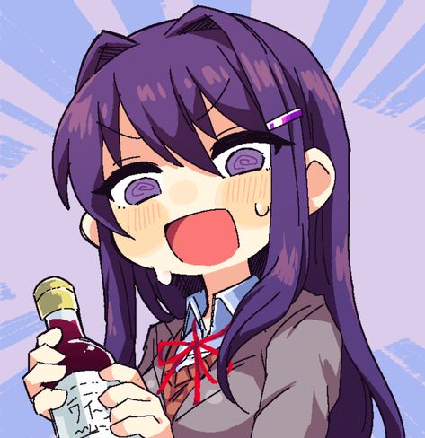 Yuri Pfp, Scenecore Art, Oki Doki, Doki Doki, Literature Club, Comics Girl, Literature Art, Manga Illustration, Visual Novel