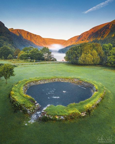 Ireland on Instagram: “Hidden amongst the luscious greenery of the Wicklow Mountains National Park, Glendalough is one of the crown jewels of Ireland's Ancient…” Ireland Culture, Wicklow Mountains, Ireland Aesthetic, The Crown Jewels, Images Of Ireland, Love Ireland, Ireland Landscape, Visit Ireland, Crown Jewels