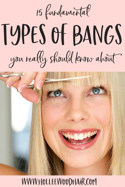 Different Types Of Bangs, Types Of Bangs, Bangs And Glasses, Asymmetrical Bangs, Bangs For Round Face, How To Cut Bangs, How To Style Bangs, Long Hair With Bangs, Short Hair With Bangs