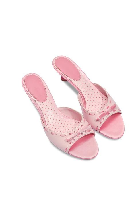 Nana Jacqueline, Heels Pink, Dr Shoes, New Retro, Bow Heels, Shoe Inspo, Pink Heels, Pretty Shoes, Dream Shoes