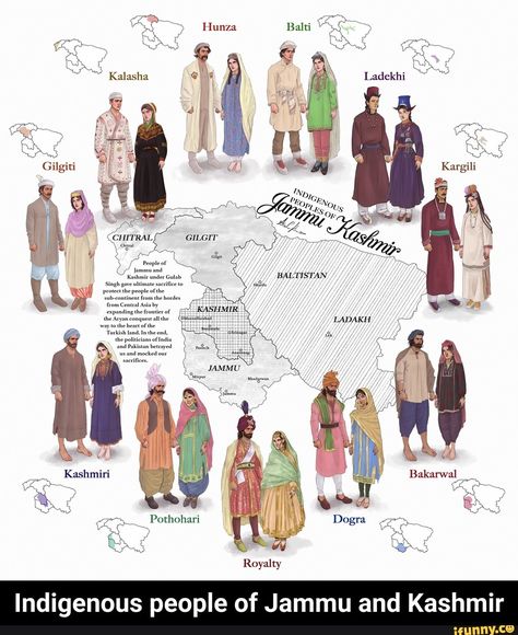 Royalty Indigenous people of Jammu and Kashmir - Indigenous people of Jammu and Kashmir - iFunny :) Kashmir Winter, Kashmir Map, India Pic, Kashmir Tourism, Indian Culture And Tradition, Caged Bird, Indian History Facts, Kashmir India, India Facts