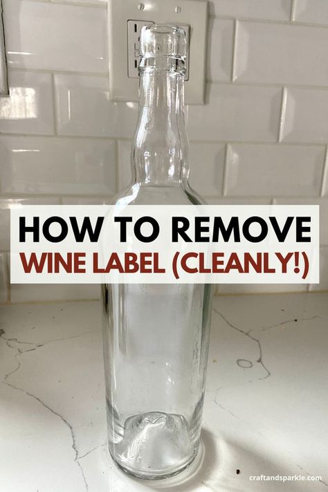 How To Take Labels Off Wine Bottles, Diy Crafts Wine Bottles, Crafting With Wine Bottles, Painted Lighted Wine Bottles, Crafts To Do With Wine Bottles, Take Labels Off Wine Bottles, Liquor Bottle Crafts Lights, Wine Bottle Crafts Christmas Lights, How To Reuse Wine Bottles