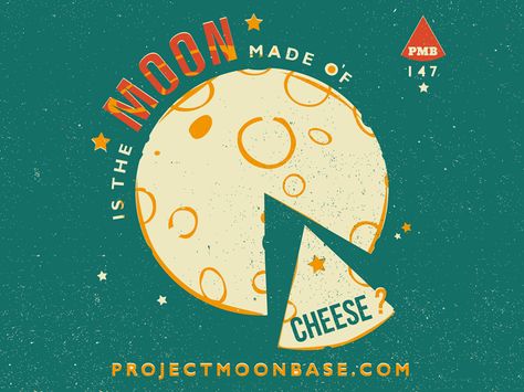 Is the Moon Made of Cheese? Moon Cheese, Cheese Design, Moon Made, Cookbook Design, Cheese Bar, Space Animals, Toddler Birthday Party, Fall Mood Board, William Shatner