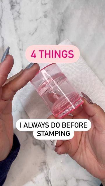 Diana Wing on Instagram: "Here are 4 𝐓𝐈𝐏𝐒 before you start stamping. Double tap and save this post to refer back to it. #seewhereyoustamp #clearjellystamper #nailturorial #nailtutorials #nailtutorialvideo #nailreels #nailreel #nailreelsofinsta" How To Use A Nail Stamp For French Tips, How To Nail Stamp, How To Use A Nail Stamp, Reverse Nail Stamping, Nail Art Stamping Designs, Reverse Stamping Nail Art, Jelly Stamper Nails, Stamp Nail Designs, Nail Organization Ideas