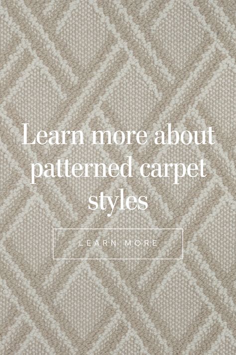 Want to learn more about styling a patterned carpet? Take a glance at our lookbook... Patterned Bedroom Carpet, Patterned Carpet Bedroom, Patterned Carpet Living Room, Popular Carpet Choices 2023, 2023 Carpet Trends For Home, Living Room Carpet Ideas Wall To Wall, Carpet Trends 2023 Bedroom, Carpet Ideas Living Room Modern, Wall To Wall Carpet Ideas Bedrooms