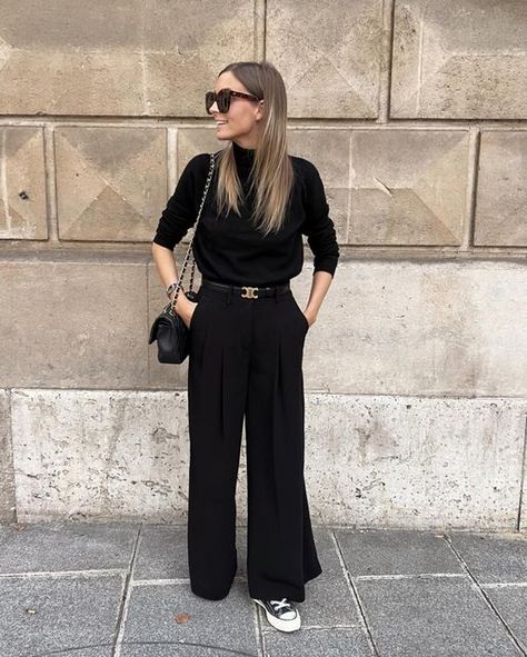 Black Wide Leg Pants Outfit Casual, Wide Leg Pants Outfit Casual, Black Wide Leg Pants Outfit, Wide Leg Pants Winter, Wide Leg Pants Outfit, Leg Pants Outfit, Pants Outfit Casual, Black Wide Leg Pants, Style Winter