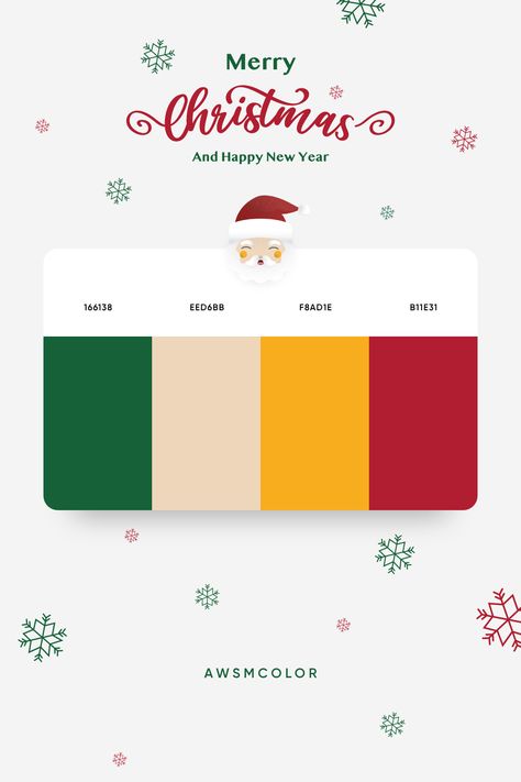 Awesome Color Palette No. 234 by Awsmcolor Christmas Pallete Colors, Christmas Palette Colour Schemes, Christmas Color Pallet, Christmas Tone, Christmas Colour Palette, Christmas Gradient, Gradient Inspiration, Christmas Pallet, Campaign Ads