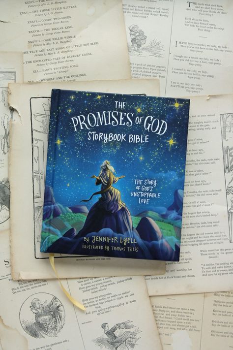 The Promises of God Storybook Bible | Jennifer Lyell | Little Book, Big Story Bible Story Book, Christian Childrens Books, The Promises Of God, Promises Of God, Bible 2, Kids Story, Bible Stories For Kids, Childrens Bible, Bible Story