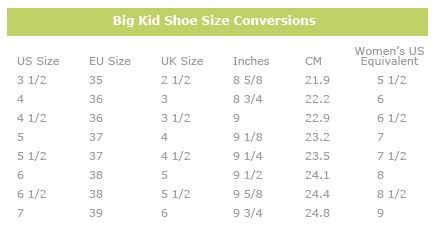 Women's to Big Kid's shoes size conversion chart. Save money by buying Big Kids shoes! Shoe Size Chart Women, Ss Ig, Kids Fashion Magazine, Shoe Chart, Shoe Size Chart Kids, Baby Shoe Sizes, The Krazy Coupon Lady, Youth Shoes, Krazy Coupon Lady