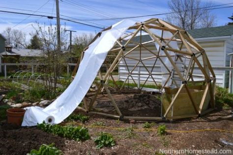 How to Build a Geodesic Dome Greenhouse Version 2 - Northern Homestead