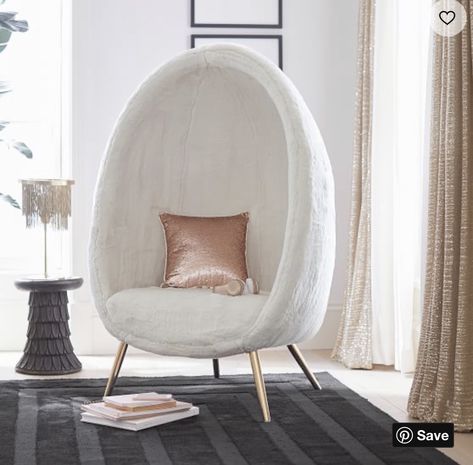 Cave Chair, Cozy Chair, Casa Vintage, Stylish Rugs, Teen Bedroom Decor, Room Design Bedroom, Room Board, Pottery Barn Teen