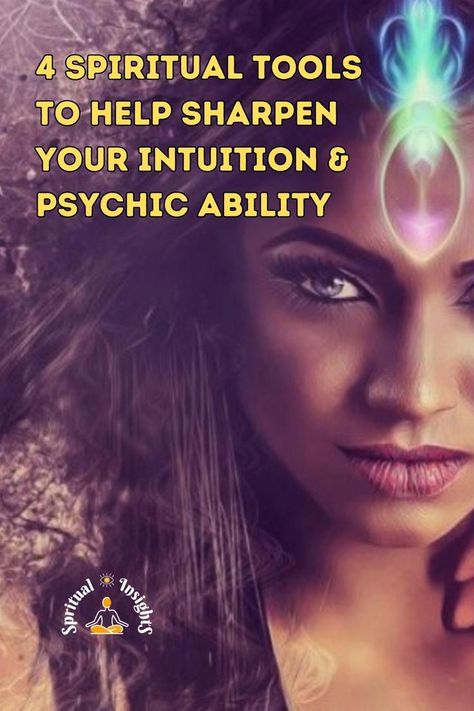 4 Spiritual Tools To Help Sharpen Your Intuition & Psychic Ability Psychic Development Learning, Spiritual Medium, Psychic Intuition, Psychic Ability, Psychic Powers, Psychic Development, Spiritual Tools, Psychic Mediums, Spiritual Health