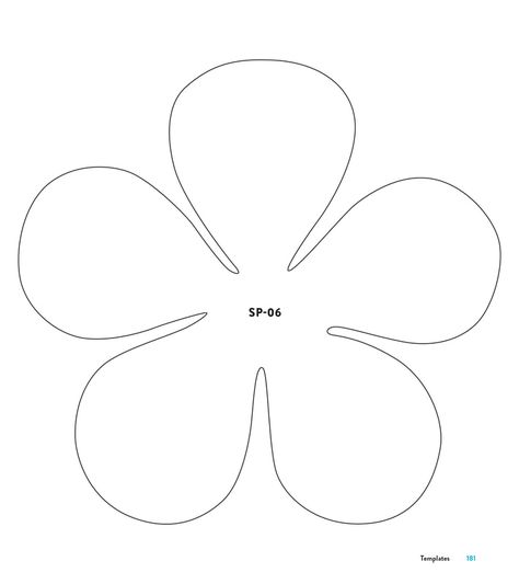 Big Flower Template Free Printable, Free Flower Templates Printable Free Pattern, Flower Petals Template, Large Flower Template Free Printable, Simple Flower Template, Flower Shapes Template, Flowers Template Printable Free, Flower Cutouts Template Free Printable, Flower Pattern Design Templates