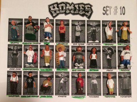 Homies Series 10 Homies Toys, Chicano Culture, Lil Homies, Cholo Style, Random Things, Hairstyles, Baseball Cards, Toys, 10 Things