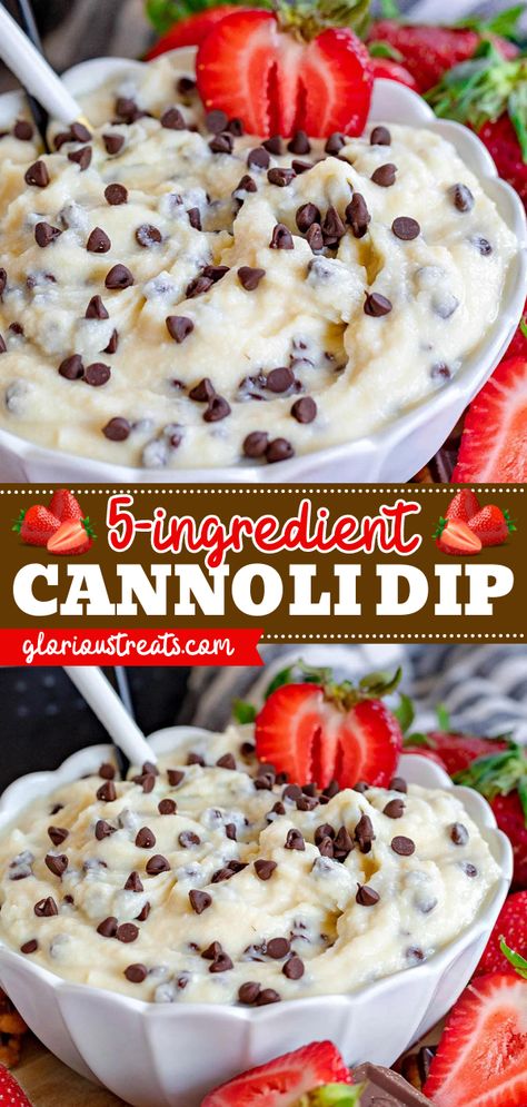 Looking for quick and easy 4th of July dessert ideas? This Cannoli Dip is light and fluffy with just the right sweetness. Add this recipe to your favorite no-bake summer desserts too! Easy Cooler Food, Summer No Bake Desserts, 4th Of July Meals, Pool Party Desserts, Fourth Of July Recipes, Summer Desserts Easy No Bake Simple, American Flag Smores Dip, Cannoli Dip Without Ricotta Cheese, Forth Of July Food