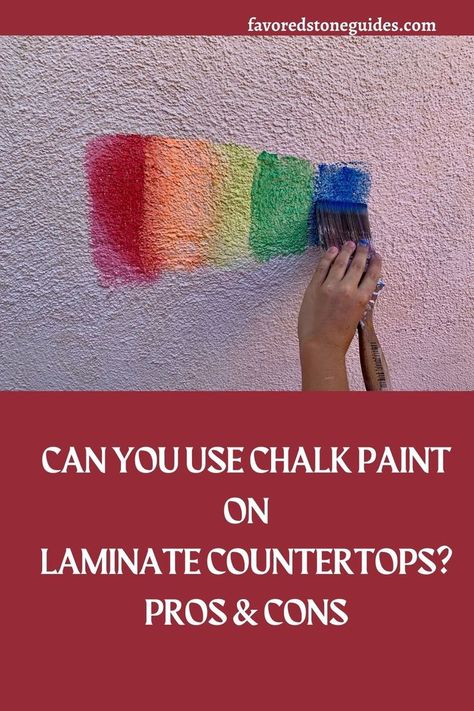 If you're curious about using chalk paint on laminate countertops, then this is the post for you. We'll go over the pros and cons of using chalk paint on laminate, so you can make an informed decision before starting your project. Thanks for reading!#hacks #marble #stone #awesome #fyi #guide #tips #tiles #stones #best Chalk Paint Formica Countertops, Chalk Paint On Countertops, Chalk Paint Countertops Diy, How To Paint Formica Countertops Diy, Chalkboard Paint Countertops, Paint Countertops Diy Laminate, Painting Laminate Countertops With Chalk Paint, Paint Countertops, Can You Paint Formica Counter Tops