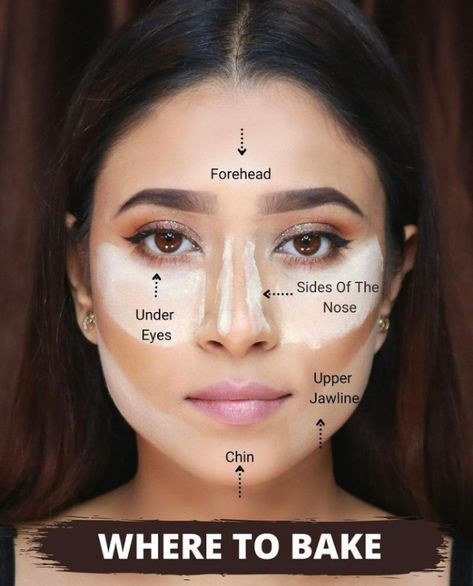 Makeup Tutorial Contouring, Easter Eyeshadow, How To Do Contouring, Highlighting Makeup, Quick Makeup Routine, Mattifying Powder, Baking Makeup, Makeup Tips For Older Women, Makeup Tutorial Foundation