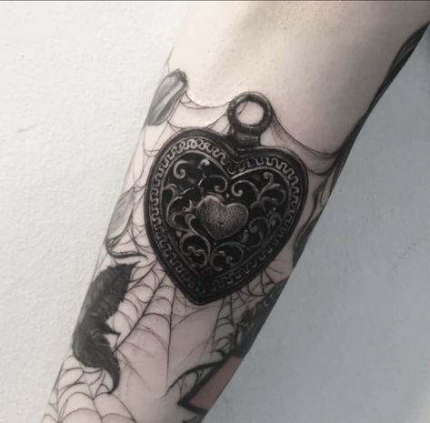 Tattoo Gothic Woman, Dark Tattoos Beautiful, Goth Punk Tattoos, Goth Dark Tattoo, Goth Cover Up Tattoo, Goth Filler Tattoo, Goth Girl Tattoo Ideas, Whimsical Goth Tattoo, Gothic Victorian Tattoo