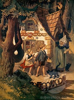 Hansel & Gretel Otto Kubel (1868-1951 German) Hansel And Gretel House, Grimm Tales, German Fairy Tales, Fairytale Nursery, 동화 삽화, Hansel And Gretel, Grimm Fairy Tales, Fairytale Illustration, Bedtime Story