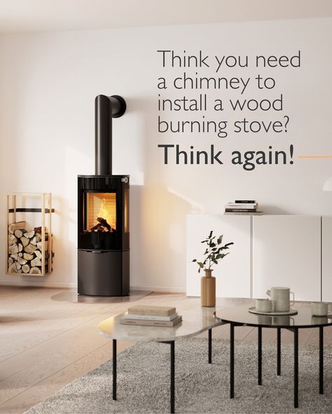 If you’ve always wanted a wood burner but thought it wasn’t an option for your home, we’ve got some good news for you! A twin wall chimney system makes it easy to add a wood burner to 👏ANY👏 home, no matter the existing setup. SWIPE➡️ to learn more about how it works. #modernfireplace #homeheating #woodburningstove #logfire #woodburner #fireplacegoals #fireplacedesign #fireplaces #fireplacemakeover Wood Burner Without Chimney, Wood Stove And Tv Placement, Wood Burner Fireplace Ideas, Modern Woodburner, Wood Burner Stove, Wood Burner Fireplace, Tv Placement, Artificial Wood, Copper Sheets