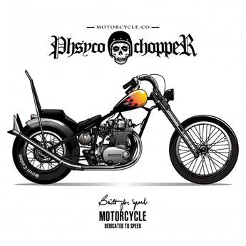 Vintage Chopper, Yamaha 650, Motorcycle Poster, Мотоциклы Harley Davidson, Harley Davidson Pictures, Tattoo Lion, Motorcycle Drawing, Motos Harley, Motorcycle Illustration