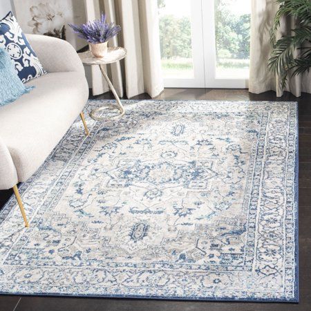 Light Grey Blue, Fitness Dance, Safavieh Rug, Light Grey Rug, Living Room Area, Blue Grey Rug, Traditional Lighting, Transitional Area Rugs, Transitional Rugs