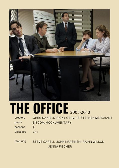 minimalist show poster- the office Best Of The Office, Alt Posters, The Office Show, Office Movie, Polaroid Posters, Iconic Movie Posters, Movie Card, Office Tv, Film Posters Minimalist