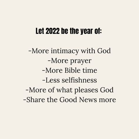 What are your new year's resolutions? This is God's year! Inspiration of the Day!! #God #Inspiration #2022 #Newyear #Loved #Blessed #Amen Christian New Year Resolution, New Year Bible Quotes, New Year Christian, Christian Post, Christian Posters, Bible Time, New Year's Resolutions, Inspo Board, Bible Lessons