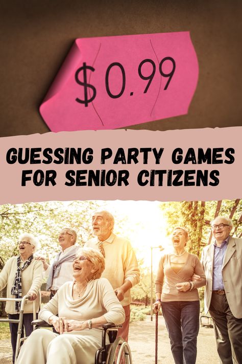 18 Party Games for Senior Citizens to Enjoy - Peachy Party Seniors Games Activities, Party Games For Seniors Citizens, Games For Senior Citizens, Couple Party Games, Senior Citizen Activities, Games For Ladies, Senior Living Activities, Meg 2, Senior Games