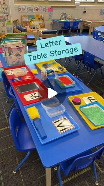 Preschool Vibes on Instagram: "How I Organize Materials for My Letter Table! 🔤📚 Here’s how I store and switch out materials for our letter table! This week we’re focusing on the letter M. I use a letter bin with individual bags for each letter, organized in the order I use them. When I’m finished with a letter, I place the bag at the back, keeping everything ready to go for the next round. I have a rolling cart for bulkier materials that can be used for any letter. This setup keeps me organized and makes switching activities quick and easy each week!" Writing Center For Preschool, Letter M Sensory Bin, Letter M Activities For Preschool, Letter M Activities, Letter Formation Activities, Preschool Vibes, M Activities, Abc Centers, Left Brain