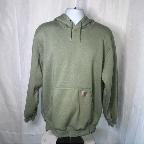 Carhartt Heavy Sweatshirt Box Logo Hoodie Olive Green Hoodie, Green Hoodie Men, Carhartt Sweatshirts, Christian Gift Ideas, Carhartt Hoodie, Carhartt Shirts, Designer Sweatshirts, College Hoodies, Hoodie Green