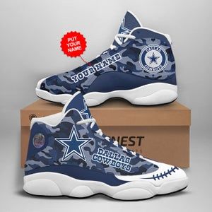 Dallas Cowboys NFL Apparel Best Christmas Gift For Fans | Etsy Dallas Cowboys Shoes, Cowboy Shoes, Jordan 13 Shoes, Personalized Shoes, Nfl Dallas Cowboys, Cowboys Football, Popular Sneakers, Air Jordan Sneakers, Blue Camo