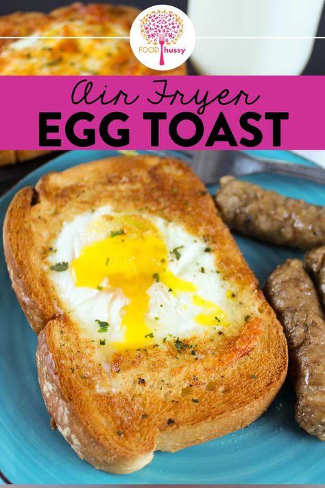 Airfryer Breakfast, Egg And Toast, Recipes Eggs, Air Fryer Breakfast, Panini Grill, Air Fryer Recipes Breakfast, New Air Fryer Recipes, Air Fryer Recipes Snacks, Air Fryer Cooking Times