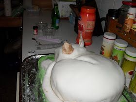 Novelty Cake Designs: How to make a Cat Cake Novelty Cake, Present Cake, Queen Cakes, Fondant Recipe, Cat Body, 3d Cakes, Cake Knife, Animal Cake, Cake Online