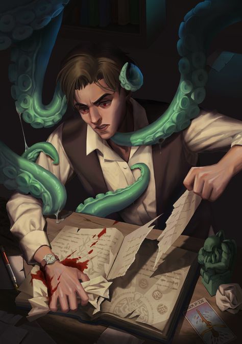 ArtStation - The Call of Cthulhu, Fei Wang Call Of Cthulhu Art, Cthulhu Art, Call Of Cthulhu Rpg, Arkham Horror, Call Of Cthulhu, Cthulhu, Old Ones, Detective, Quick Saves