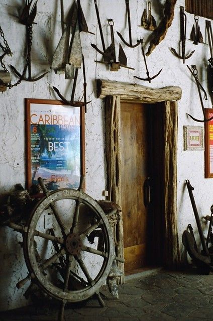 Fido's Restaurant & Bar | Nautical interior of Fido's, San P… | Flickr Rustic Seafood Restaurant, Nautical Office Decor Ideas, Nautical Restaurant, Nautical Office Decor, Rustic Nautical Decor, Nautical Office, Ship Interior, Nautical Bar, Diy Nautical Decor