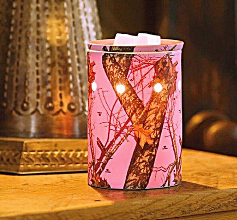 Mossy Oak Break-Up Pink Scentsy warmer www.meghandickinson.scentsy.us Camo Bedroom, Camo Rooms, Camo Decor, Pink Mossy Oak, Electric Candle, Break Up, Camo Girl, Pink Camouflage, Electric Candle Warmers