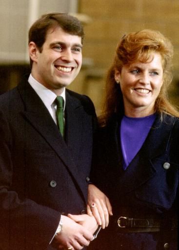 Engagement of Prince Andrew and Sarah Ferguson, 1986 by The British Monarchy, via Flickr Prince Andrew And Fergie, Sarah Duchess Of York, Prinz Charles, Reine Elizabeth Ii, Royal Family England, Elisabeth Ii, The Royal Collection, Sarah Ferguson, Prince Phillip